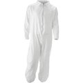 Malt ProMax Coverall, M, 25 PK, White, Polyolefin, Zipper IMPM1017M